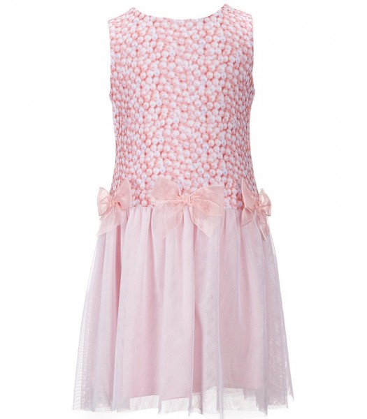 lavender by us angel pink drop waist bow dress