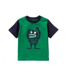 gymboree green monster tee 