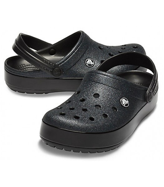 Crocs Crocband Black Glitter Clog