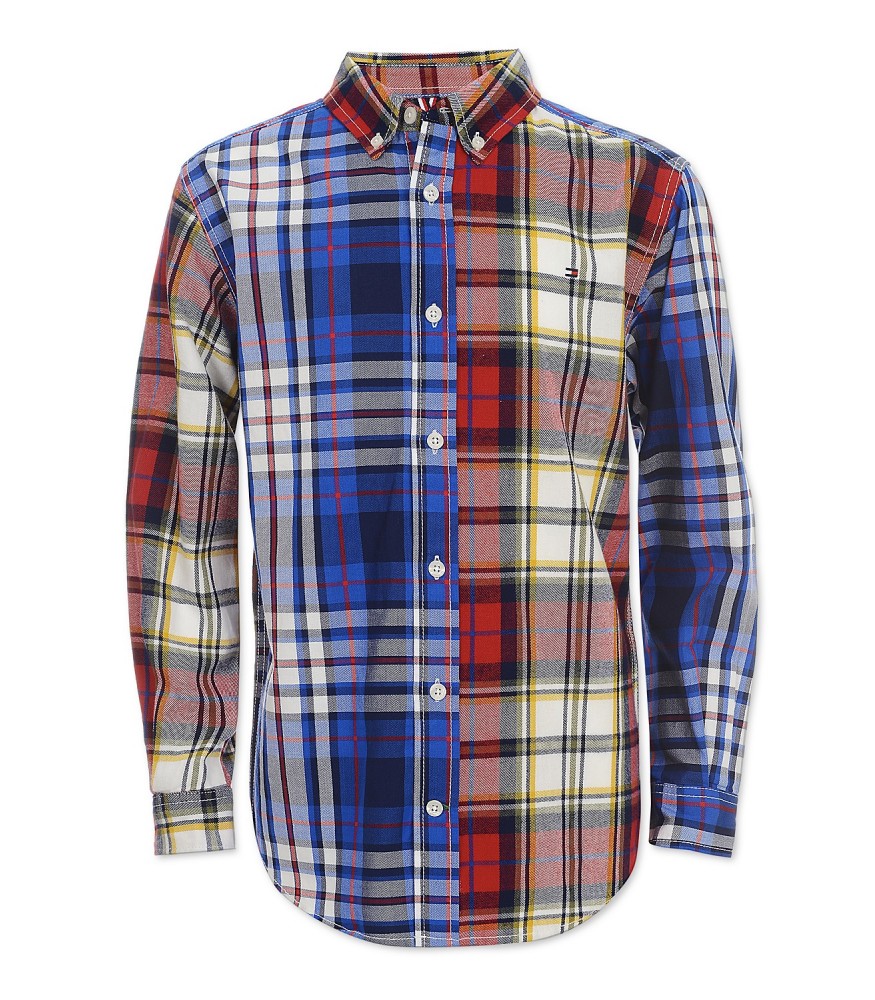 tommy hilfiger plaid shirt