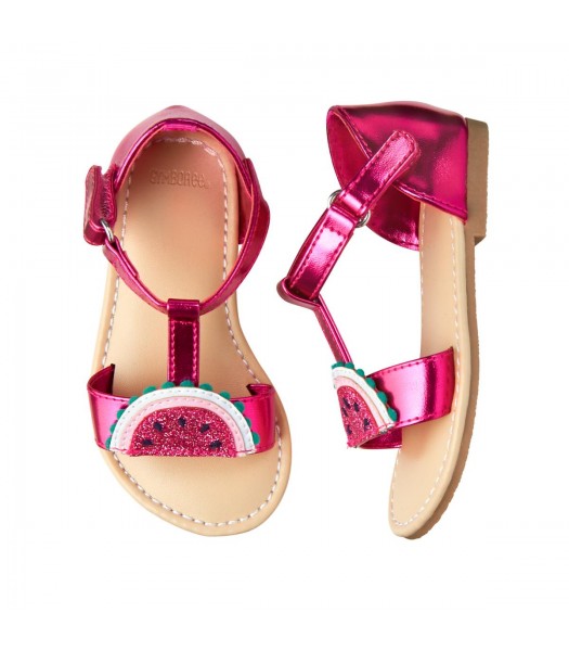 Gymboree Dark Pink Melon Sandals 