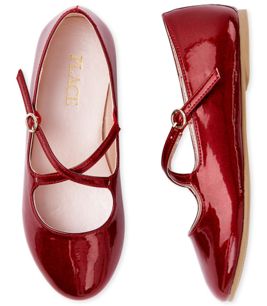 cross strap ballet flats