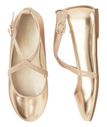 children's place gold shoes