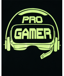 Childrens Place Black Pro Gamer Graphic Tee 