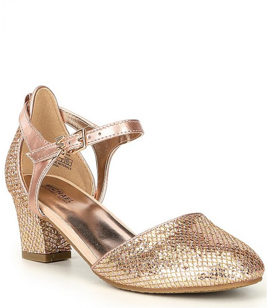 michael kors rose gold heels