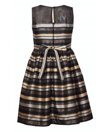 bonnie jean black and gold dress Big Girl Dresses drop4