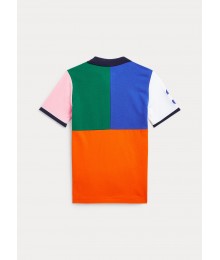 Polo Ralph Lauren Orange/Green/Blue/White Multi Polo Shirt