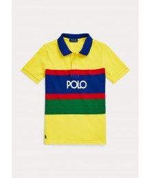 Polo Ralph Lauren Yellow/Red/Navy Striped Polo Shirt