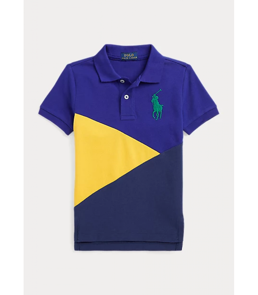 purple and yellow ralph lauren polo