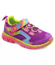 Stride rite pink/lime/purple girls M2P sneakers