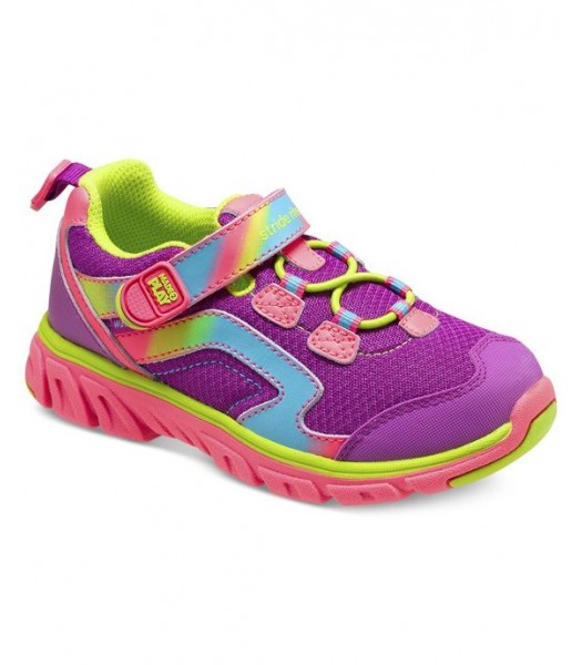 Stride rite pink/lime/purple girls M2P sneakers
