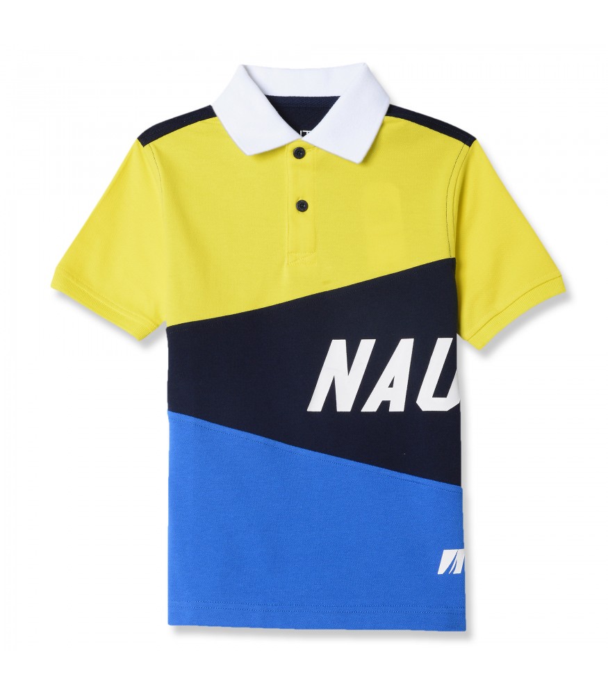 polo shirt yellow black