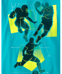 Childrens Place Blue Cobalt Boys Sports Tee