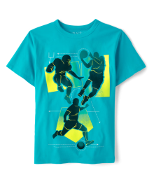 Childrens Place Blue Cobalt Boys Sports Tee