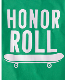 Childrens Place Green Honors Roll Tee