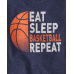 Childrens Place Tidal Eat Sleep Basketball Graphic Tee