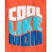 Childrens Place Orange Cool Like Mom Graphic Tee 