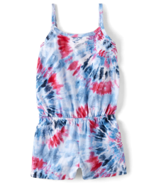 Childrens Place Ruby Tie Dye Romper