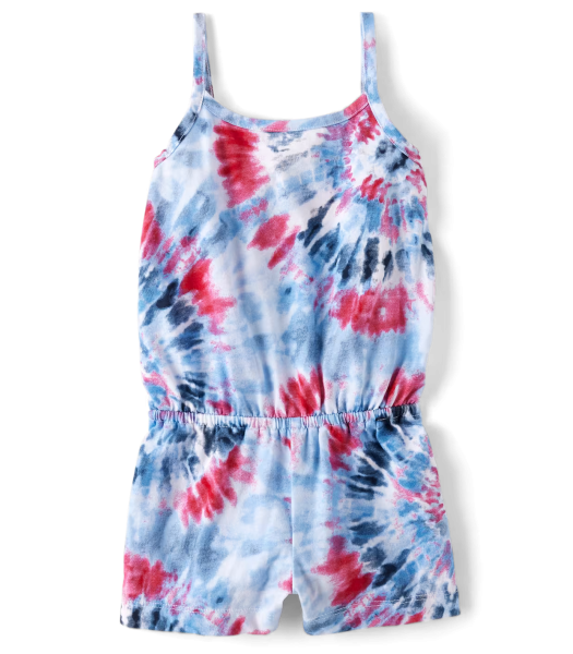 Childrens Place Ruby Tie Dye Romper