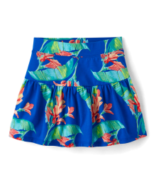 Childrens Place Renew Blueprint Tiered Skort