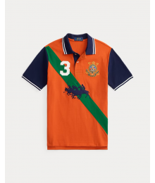 PRE-ORDER ONLY AVAILABLE ONLY AFTER DECEMBER 12 2025 - Polo Ralph Lauren Orange Triple Pony Polo Shirt
