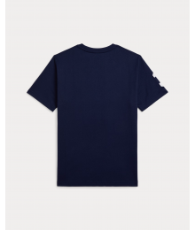 PRE-ORDER ONLY AVAILABLE ONLY AFTER DECEMBER 12 2025 - Polo Ralph Lauren Navy Big Pony Red Stripe Tee