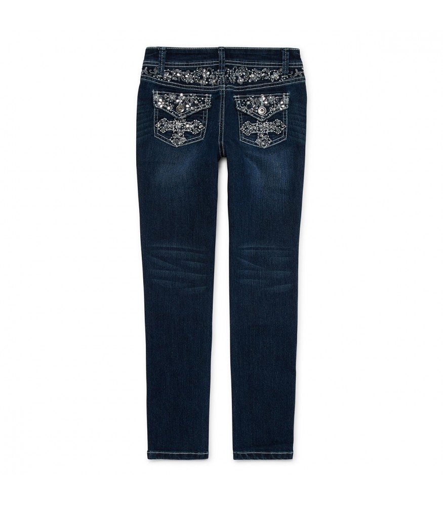 jeans with embellished back pockets