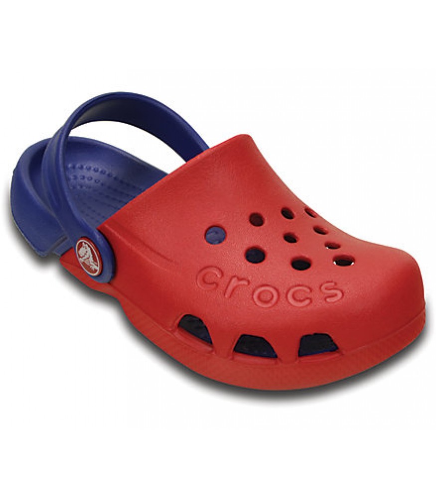 Crocs Red/Blue Electro Clogs