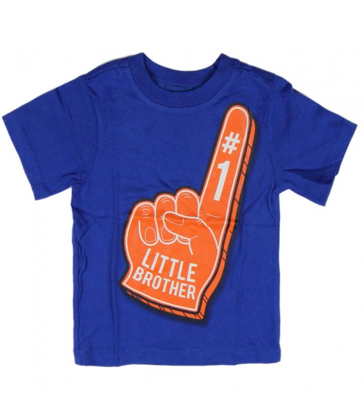 Childrens Place Blue Boys Tee - #1  Little Brother
