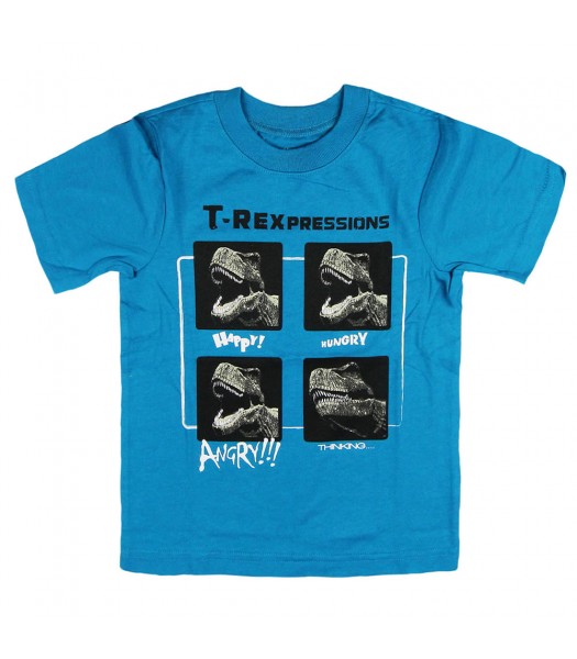 Childrens Place Turq T-Rex Graphic Tee