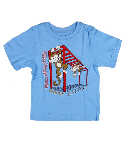 Childrens Place Sky Blue Graphic Tee