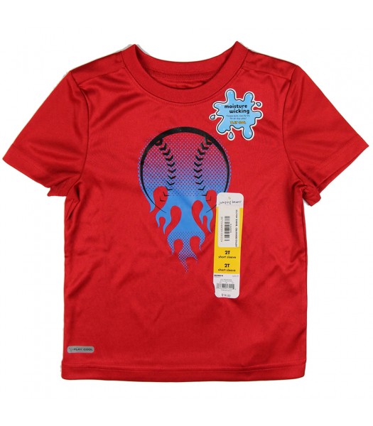 jumping beans red "basketball" boys tee
