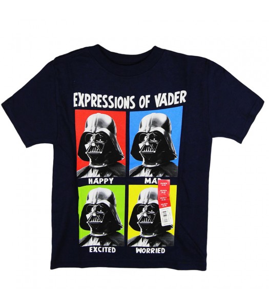 Star Wars Navy " Expressions Of Vader " Tee
