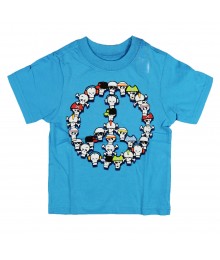 Childrens Place Boys Peace Graphic - Blue Tee