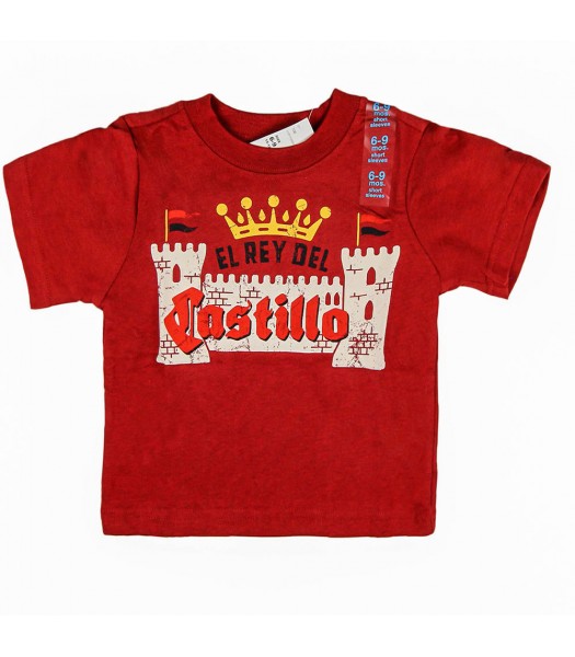Childrens Place Boys Castillo Graphic - Red Tee