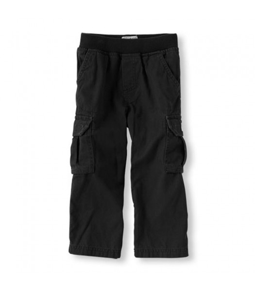 Childrens Place Black Cargo Trousers