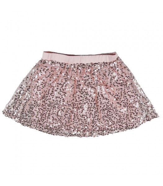 Candies Peach Sequince On Lace Skirt