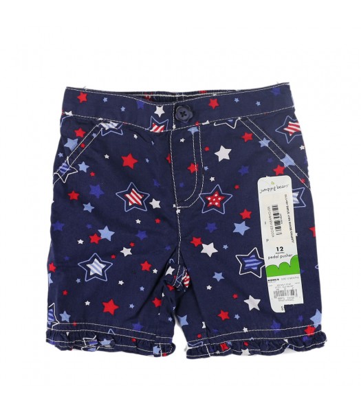 Jumping Beans Navy Stars Patterned Pedal Pushers