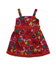 Youngland Multicolored Floral Print Dress