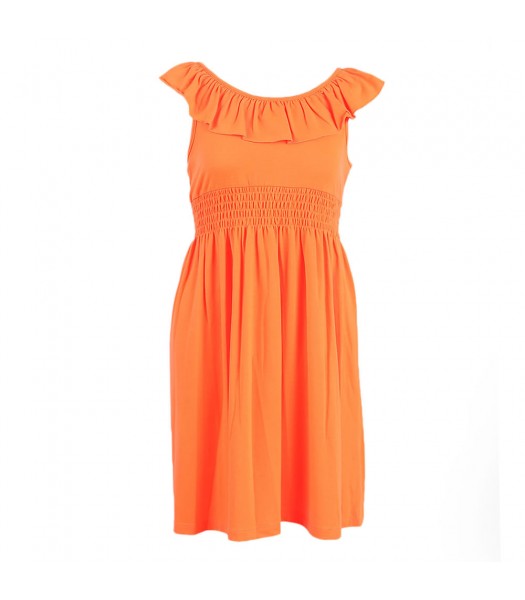 Zunie Neon Orange  Knit Dress