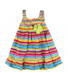 Youngland Multi Stipped Sundress