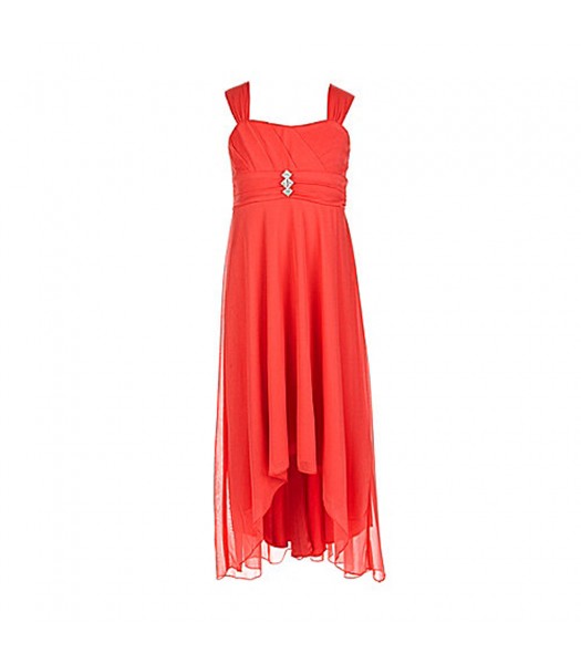 Ruby Roxcoral Hi-Low Spagh Dress