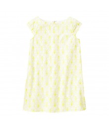 Gymboree Neon Yellow Butterfly Eyelet Dress