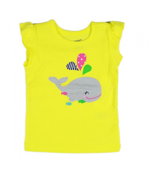 Carters Yellow "Whale" Tank Top
