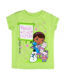 Disney Lime  Doc Mcstuffins Graphic Girls Tee